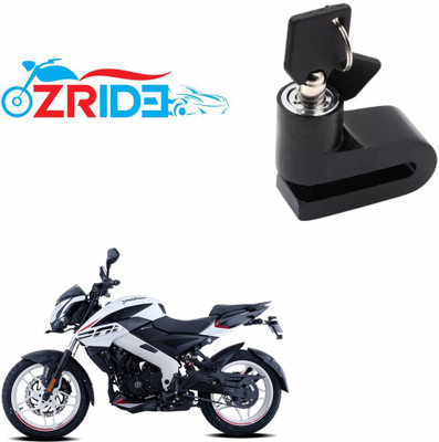ZRIDE Anti-Theft Disc Brake Security Lock Waterproof Resistance Bike For Bajaj Pulsar NS 200 Disc Lock(Black)