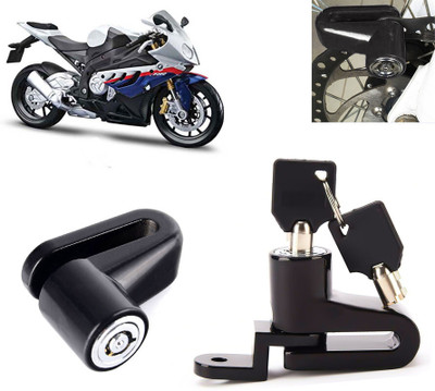 AUTO PEARL Disc Brake Lock, Anti Theft Heavy Duty Security Disc Lock for S1000RR Dsic Lock_128 Disc Lock(Black)