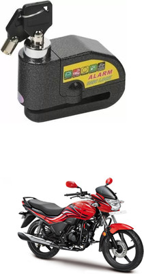 PRTEK Mahindra ALARAM BIKE DISC LOCK_UYH_121 Disc Lock(Black)
