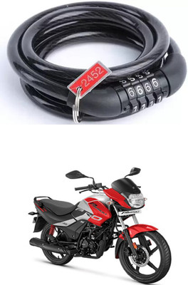 E-Shoppe Bike Number Smart Lock For Passion Pro i3S Quick Release Lock(Black)