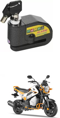 PRTEK Honda ALARAM BIKE DISC LOCK_UYH_111 Disc Lock(Black)