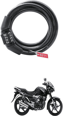 LOVMOTO universal 4 Digit Anti-Theft Protection Bike Cable Locks FOR Gs-6 universal 4 Digit Anti-Theft Protection Bike Cable Locks FOR Gs-6 Cable Lock(Black)