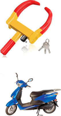 LOVMOTO Universal Anti-Theft Vehicle Wheel Lock Anti-Theft Tyre Lock for e Scoo-t Universal Anti-Theft Vehicle Wheel Lock Anti-Theft Tyre Lock for e Scoo-t Wheel Lock(Multicolor)