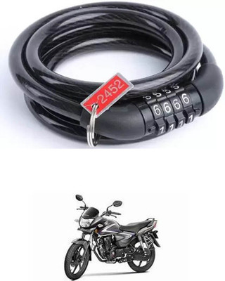 E-Shoppe Bike Number Smart Lock For CB Shine Quick Release Lock(Black)