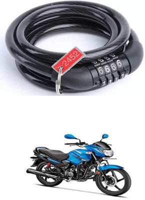 E-Shoppe Bike Number Smart Lock For Glamour FI Quick Release Lock(Black)