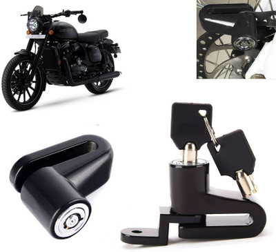 AUTO PEARL Disc Brake Lock, Anti Theft Heavy Duty Security Disc Lock for 42 Dsic Lock_387 Disc Lock(Black)