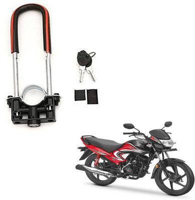 Philomena Bike Front Shocker Wheel Lock-138 Lock11 Wheel Lock(Black, Red)