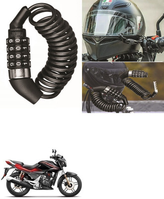 ENEMYT Multi-functional 4 Digit Combination Helmet Lock For Xtreme Sports Combination Lock(Black)