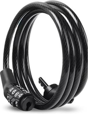 Naveeneha Universal Theft safety Cable Lock(Black)
