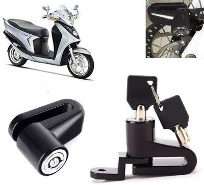 AUTO PEARL Disc Brake Lock, Anti Theft Heavy Duty Security Disc Lock for Leap Hybrid SES Dsic Lock_248 Disc Lock(Black)
