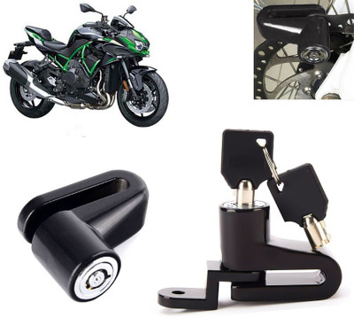 AUTO PEARL Disc Brake Lock, Anti Theft Heavy Duty Security Disc Lock for ZH2 BS6 Dsic Lock_443 Disc Lock(Black)