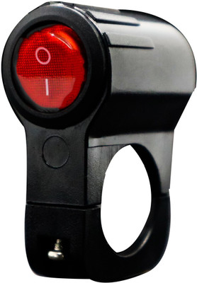 AutoPowerz Universal bike Handle Bar Red Light Switch 16 A Bike Mobile Charger