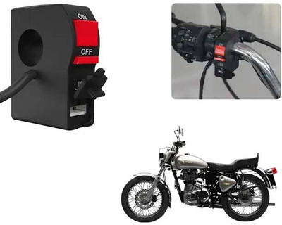 Aayatouch Bike Headlight On-Off Switch_E001_With USB Charging Capability 2 A 2 A Bike Mobile Charger