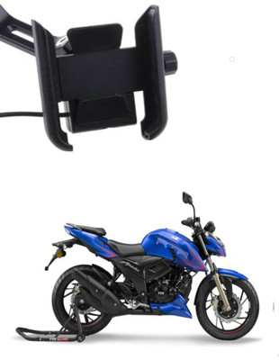 AOWBIKES Bike Mobile Fast Charger with Holder compatible for Apache RTR 220 24 A Bike Mobile Charger