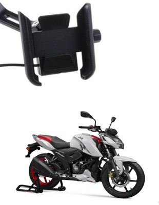 AOWBIKES Bike Mobile Fast Charger with Holder compatible for Apache RTR 160 5 A Bike Mobile Charger