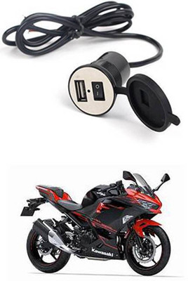 APICAL New Bike USB Charger Socket Power Outlet 5V 2 A for Ninja 250 12 A Bike Mobile Charger