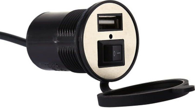CARTMAN Power Adapter for Bike Mobile Phone,12V/24V 1.5A Waterproof USB Charger 5 A Bike Mobile Charger