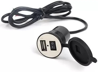 Sunriders Genric-M10038 USB Charger for Motorcycle & CAR UNIVERSAL 5 A Bike Mobile Charger
