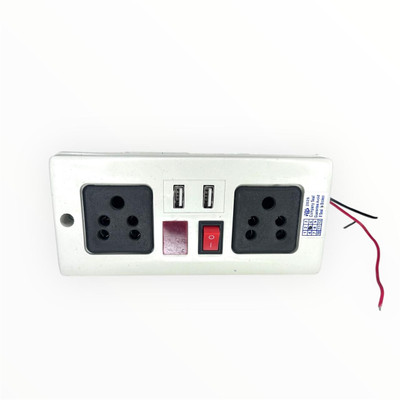 V PLUS 12volt Ac to DC converter with 2usb Port charger 3.4 A Bike Mobile Charger