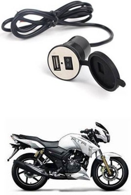 APICAL New Bike USB Charger Socket Power Outlet 5V 2 A for Apache RTR 180 12 A Bike Mobile Charger