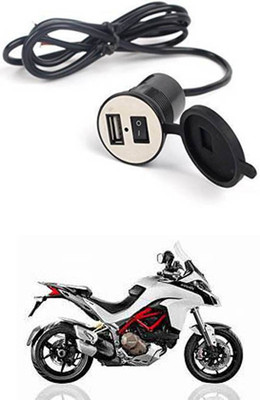 APICAL New Bike USB Charger Socket Power Outlet 5V 2 A for Multistrada 12 A Bike Mobile Charger