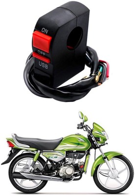 Enfield Works Bike Handle Bar Universal Switch With USB EW-742 2 A Bike Mobile Charger