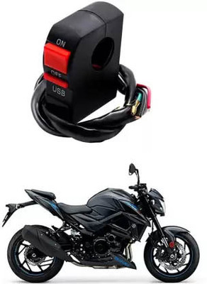 Aayatouch Works Bike Handle Bar Universal Switch With USB EW-171 2 A 1 A Bike Mobile Charger