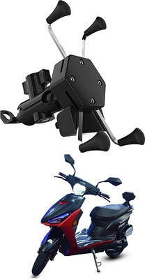 Enfield Works MultiFunctional Mobile Holder with USB Charger Mototrcycle Mobile Holder EW-278 2.1 A Bike Mobile Charger