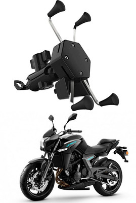Enfield Works MultiFunctional Mobile Holder with USB Charger Mototrcycle Mobile Holder EW-264 2.1 A Bike Mobile Charger