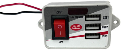 go quick N3usb 3.4 A Bike Mobile Charger