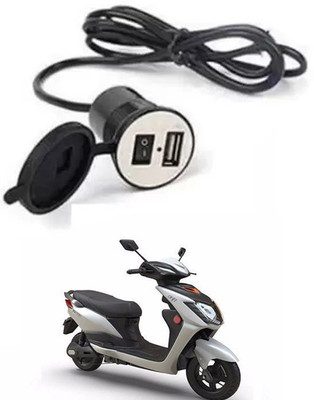 APICAL Latest Bike USB Charger Socket Power Outlet 5V 2 A For Scooty 12 A Bike Mobile Charger