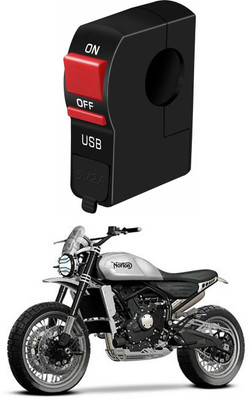Enfield Works Bike Handle Bar Universal Switch With USB EW-223 2 A Bike Mobile Charger