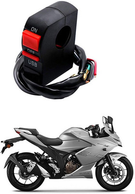 Enfield Works Bike Handle Bar Universal Switch With USB EW-530 2 A Bike Mobile Charger