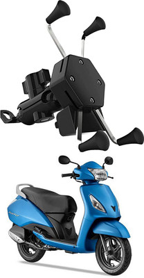 Enfield Works MultiFunctional Mobile Holder with USB Charger Mototrcycle Mobile Holder EW-284 2.1 A Bike Mobile Charger