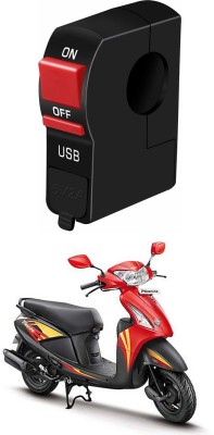 Enfield Works Bike Handle Bar Universal Switch With USB EW-240 2 A Bike Mobile Charger