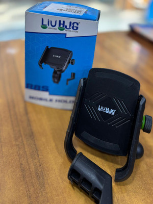 VermsBikers LIU HJG Universal Bike Mobile Holder with 360 Degree Rotation Black (Pack of 1) 0 A Bike Mobile Charger