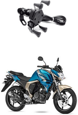 Enfield Works MultiFunctional Mobile Holder with USB Charger Mototrcycle Mobile Holder EW-643 2.1 A Bike Mobile Charger