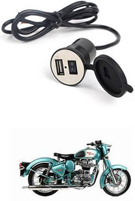 APICAL New Bike USB Charger Socket Power Outlet 5V 2 A for Bullet 350 12 A Bike Mobile Charger