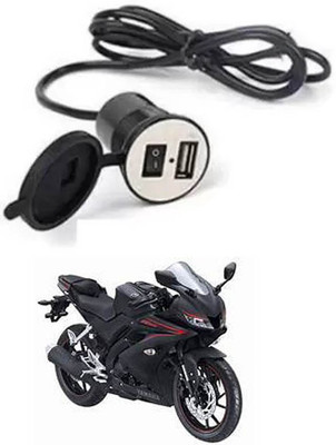 APICAL Latest Bike USB Charger Socket Power Outlet 5V 2 A For R15 V3 12 A Bike Mobile Charger