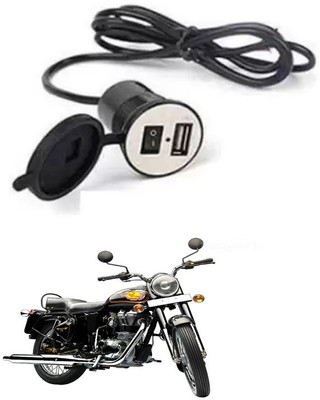 FKOK Stylist Bike USB Charger Socket Power Outlet 5V 2 A For Bullet 350 Twinspark 12 A Bike Mobile Charger