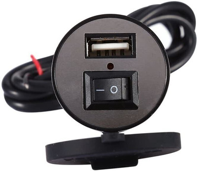 CARTMAN Motorcycle Charger for Phone,2.1A USB Charger with ON/Off Switch 5 A Bike Mobile Charger