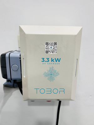 Tobor 3.3kW EV (Electric Vehicle) Single Socket AC Charger | IP55 | App Control 16 A Bike Mobile Charger