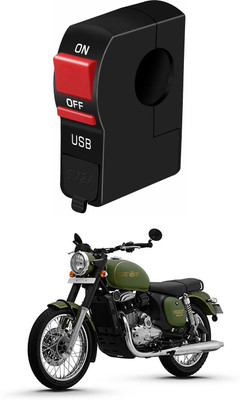 Enfield Works Bike Handle Bar Universal Switch With USB EW-190 2 A Bike Mobile Charger