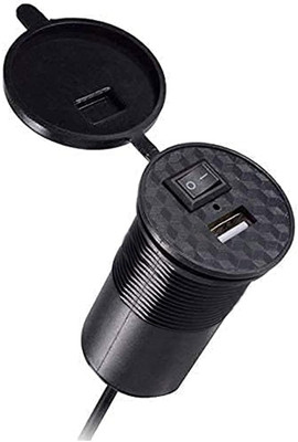 thetrishafab Universal Bike & Motorcycle Mobile Holder USB 10 A Bike Mobile Charger