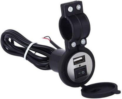 Campark Waterproof phone adapter Stand USB Battery Charger for Cycle/Bike handle With Switch 2 A Bike Mobile Charger 5 A Bike Mobile Charger