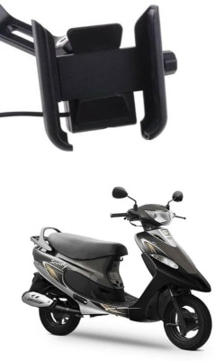 AOWBIKES Bike Mobile Fast Charger with Holder compatible for Scooty Pep+ 24 A Bike Mobile Charger