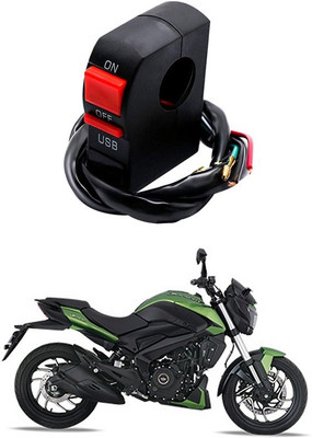Enfield Works Bike Handle Bar Universal Switch With USB EW-16 2 A Bike Mobile Charger