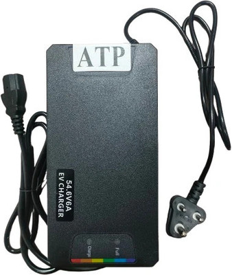 ATP Ev 48V 6A Ebike Universal, Output 54.6V, Auto CutOff, Electric Scooter, Fast 6 A Bike Mobile Charger