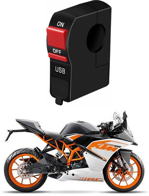 Enfield Works Bike Handle Bar Universal Switch With USB EW-211 2 A Bike Mobile Charger