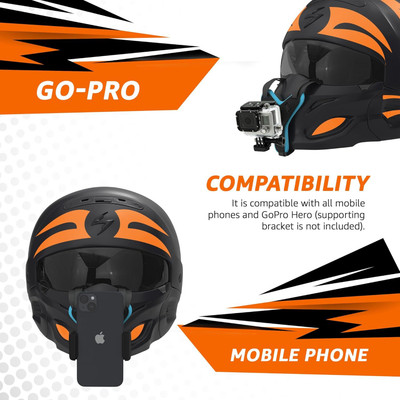 NomadSoul Helmet Strap Camera Mount(Blue)